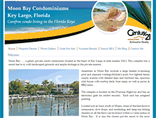 Tablet Screenshot of moonbaykeylargo.com